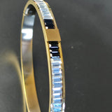 Black & White Combination Tennis Handcuff