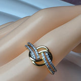 18k Gold plated zirconia