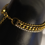 Gold-toned, multi-layered Braclete