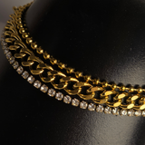 Gold-toned, multi-layered Braclete