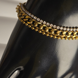 Gold-toned, multi-layered Braclete