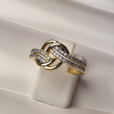 18k Gold plated zirconia