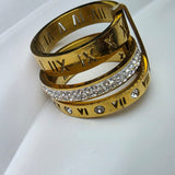 Trendy Stainless steel ring