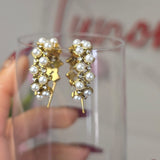 Pearls Luxury Design Earrings