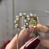 Pearls Luxury Design Earrings